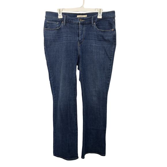 Levi’s Women’s Classic Bootcut Size 32 Dark Wash Stretch Relaxed Casual Classic - Picture 1 of 6